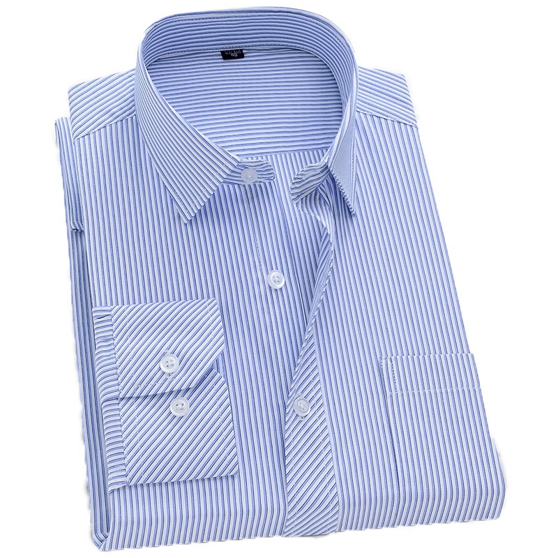 남성 드레스 셔츠 플러스 사이즈 캐주얼 스트라이프 셔츠 & 체크 무늬 셔츠 남성 셔츠 긴 소매 빈티지 셔츠 탑 Camisas Hombre Streetwear